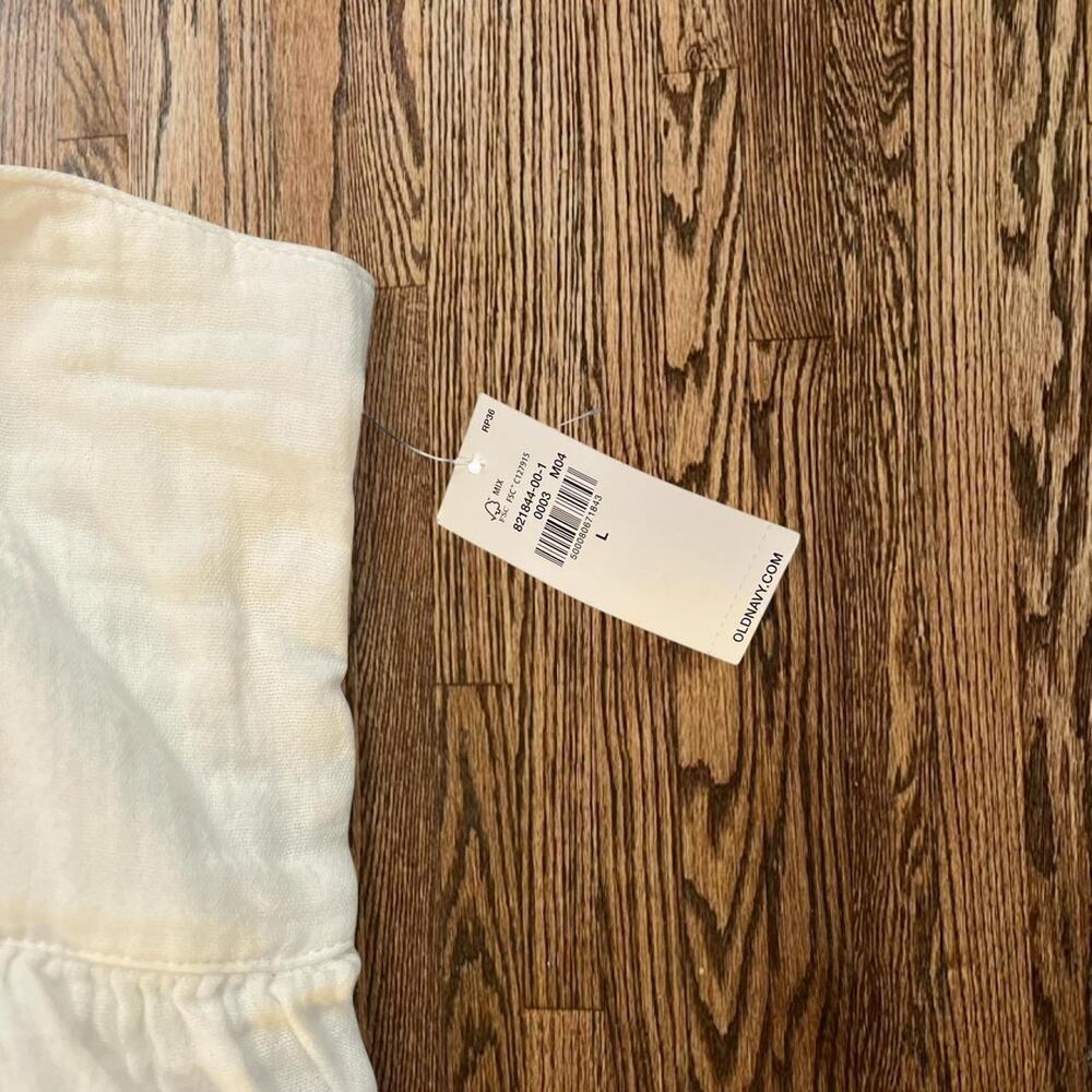 White babydoll top old navy - Picture 3 of 4